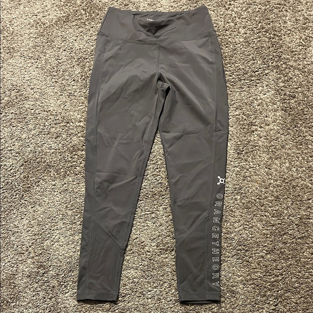 Orangetheory Fitness Women's Charcoal Gray Activewear‎ Leggings Small